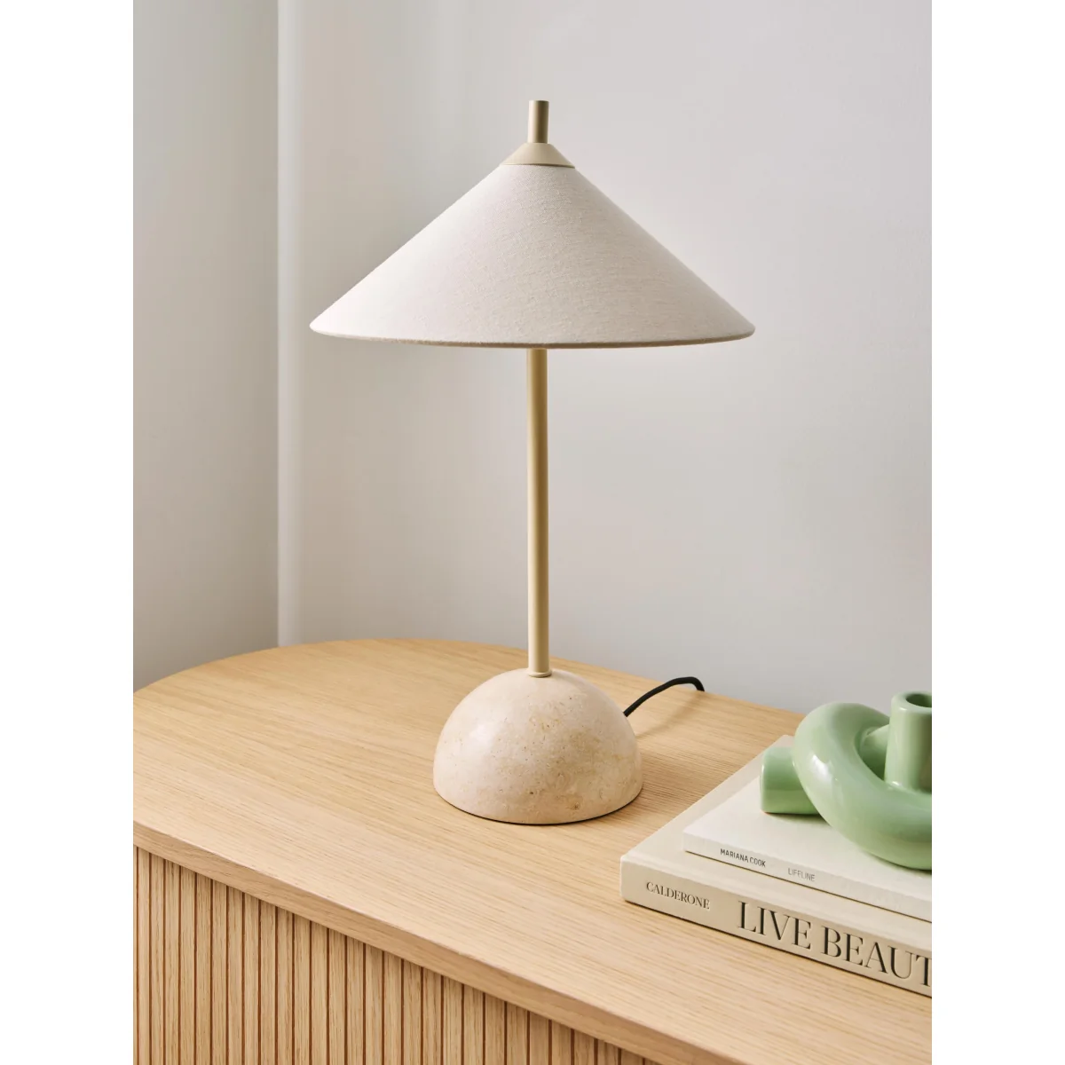 Table lamp Vica with marble base – image 8