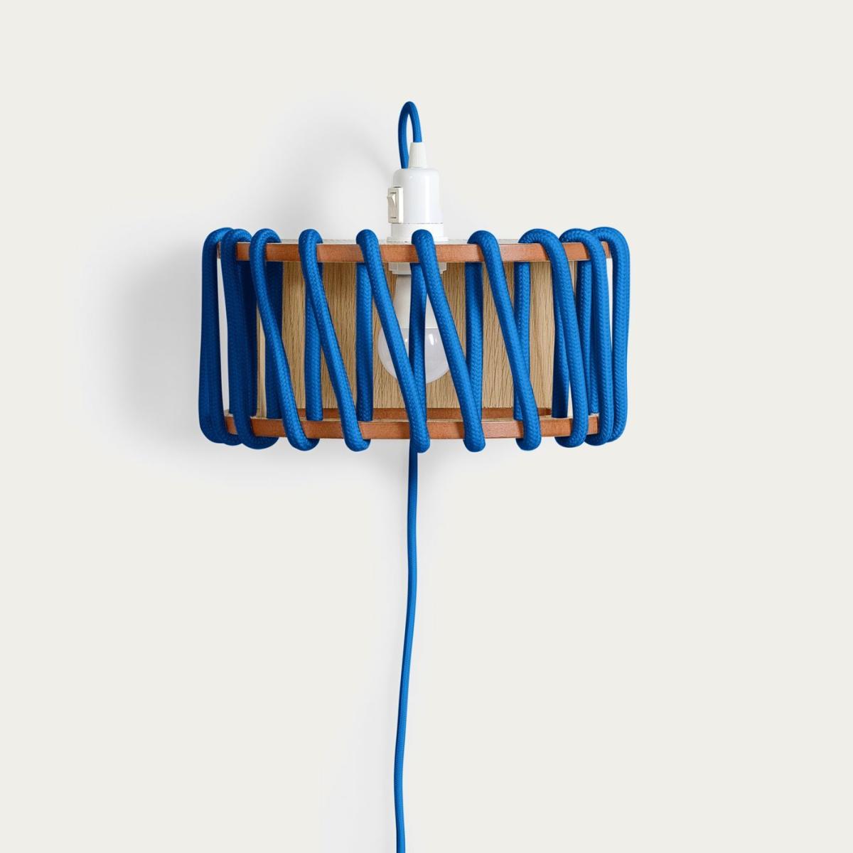 Blue Macaron Wall Lamp D30 – image 3
