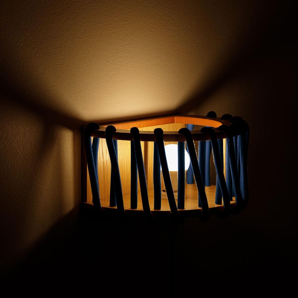 Blue Macaron Wall Lamp D30 – image 6