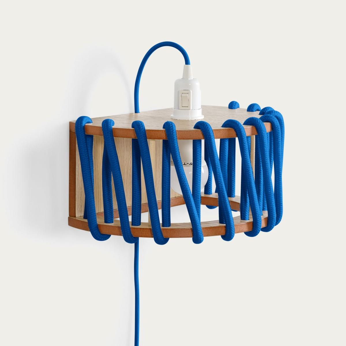 Blue Macaron Wall Lamp D30 – image 1