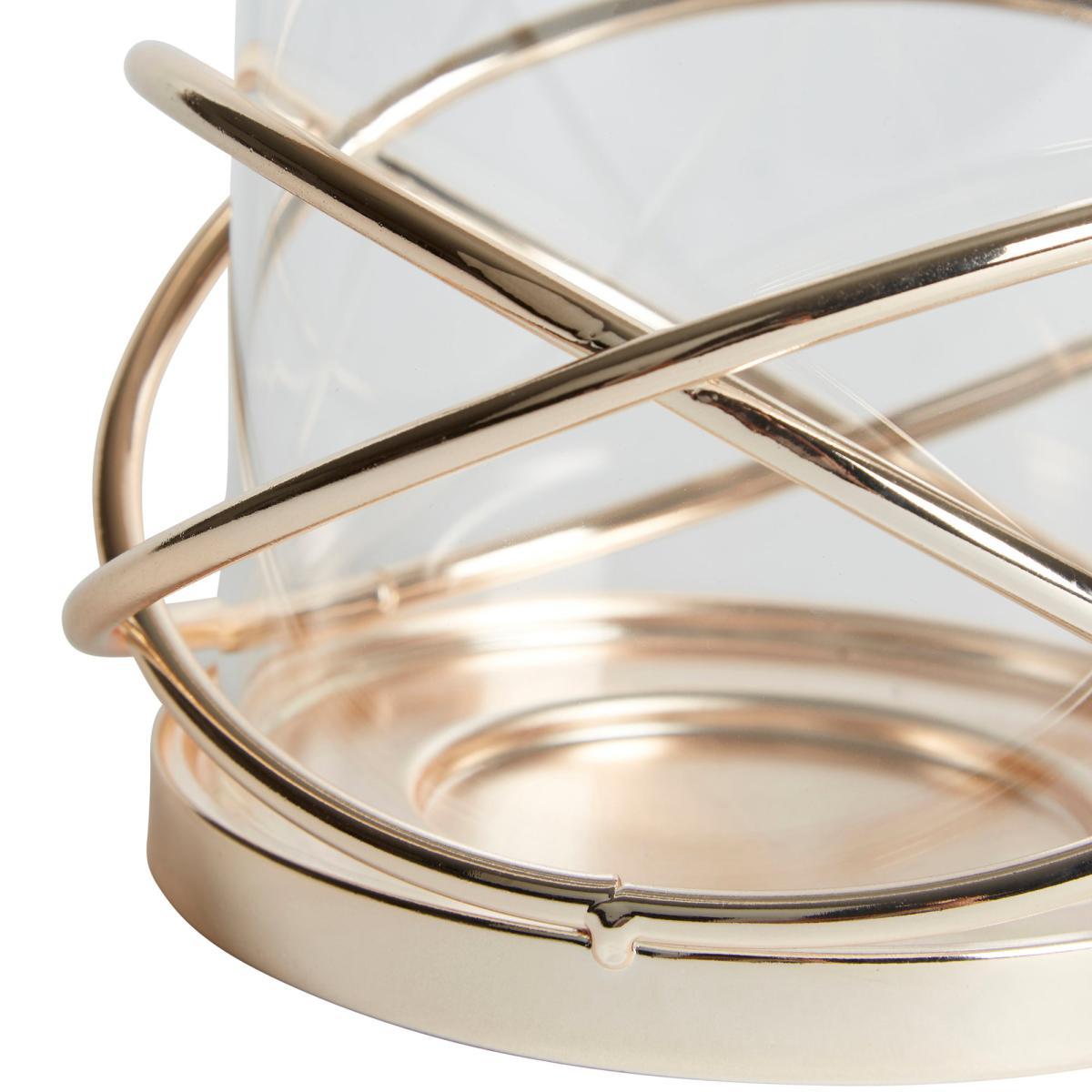 Dorma Circle Champagne Lantern Beige and White – image 2