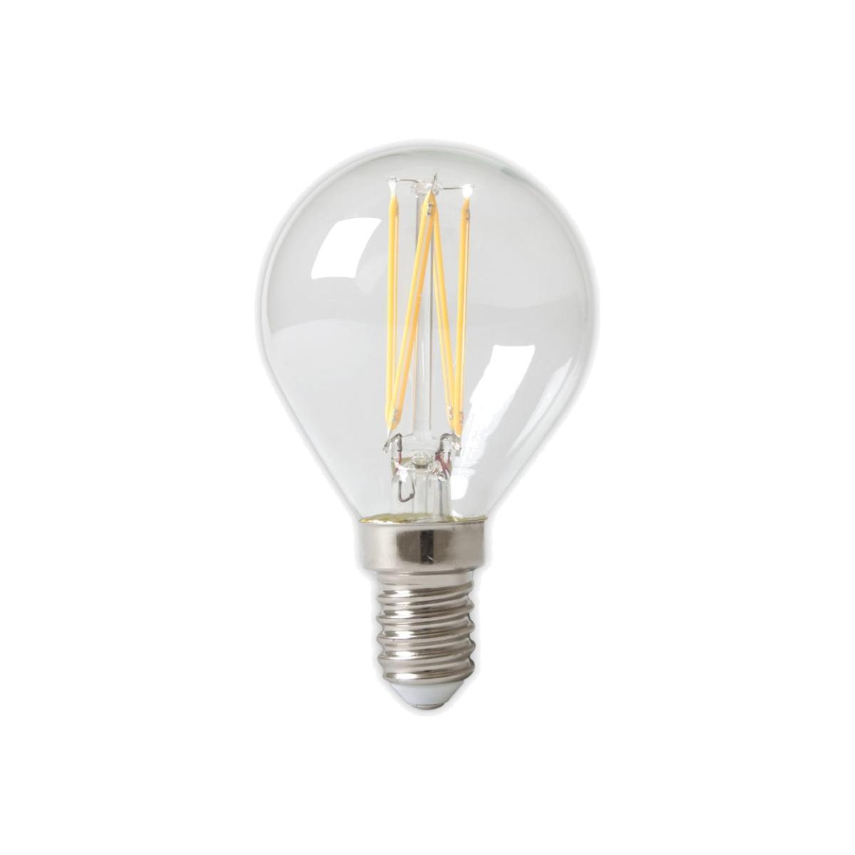 Calex Ball LED Filament E14 Bulb 3.5W Clear - Heal's UK Lighting – image 1