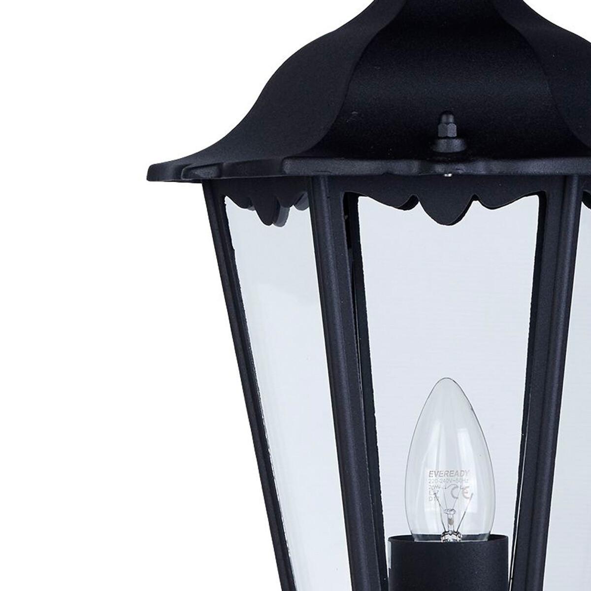 Outdoor 55cm Black Traditional Post Lamp – image 2