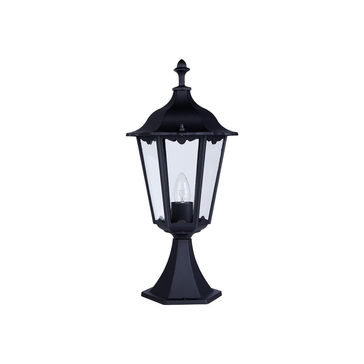 Outdoor 55cm Black Traditional Post Lamp – image 1