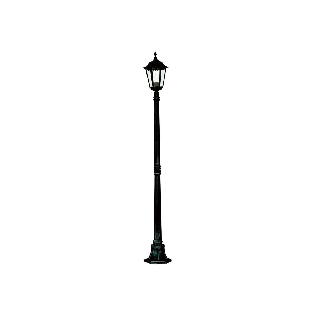 Outdoor 183cm Black Traditional Post Lamp – image 1