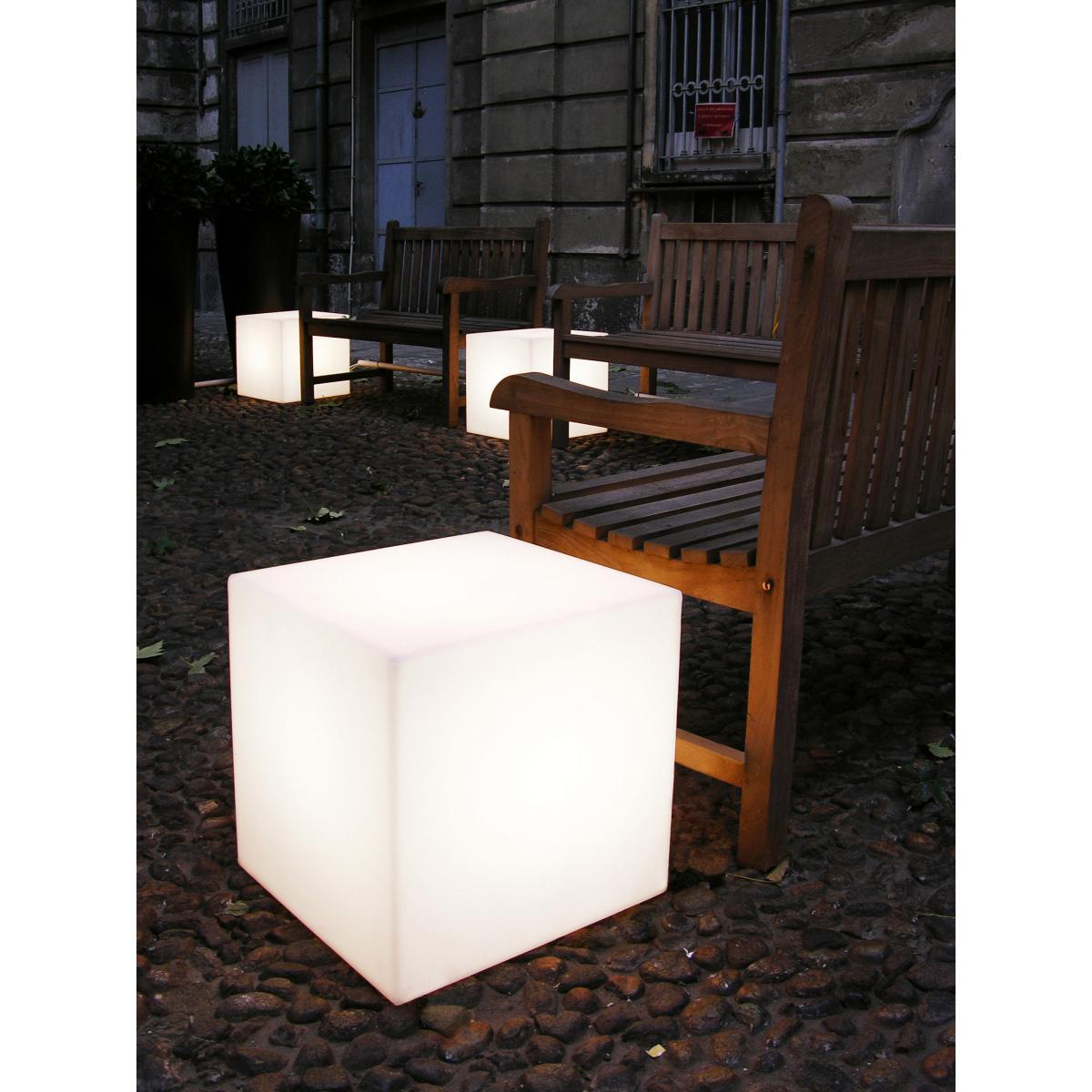 Cubo LED Wireless lamp - Wireless - 30 x 30 x 30 cm by Slide White – image 5