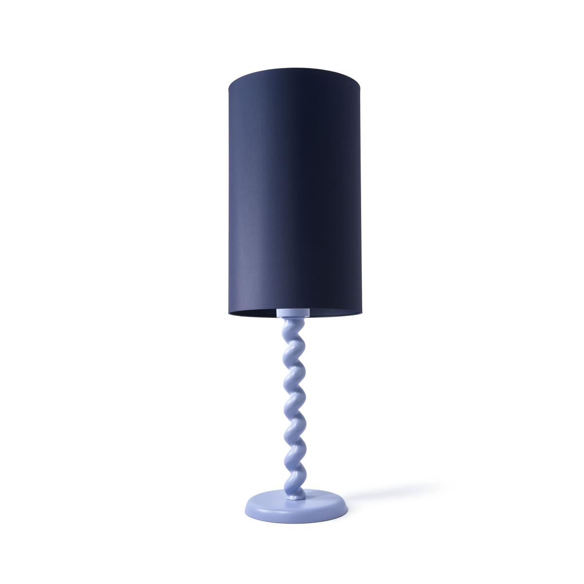 Twister Lampe base - / H 65 cm - Cast aluminium / Lampshade not included by Pols Potten Blue – image 2