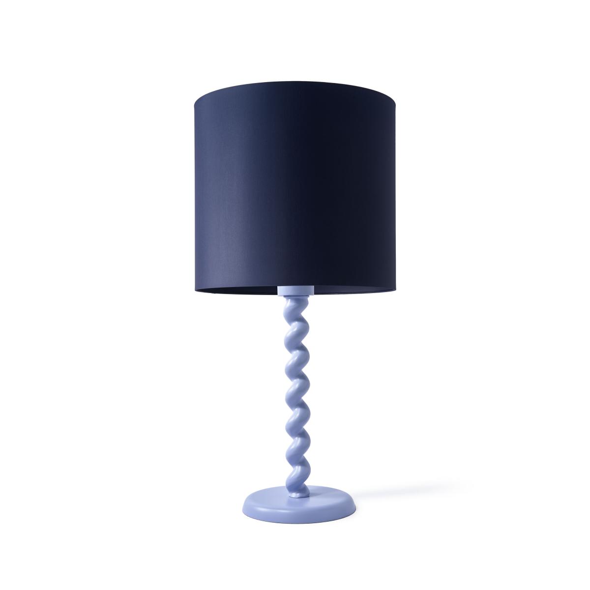 Twister Lampe base - / H 65 cm - Cast aluminium / Lampshade not included by Pols Potten Blue – image 3