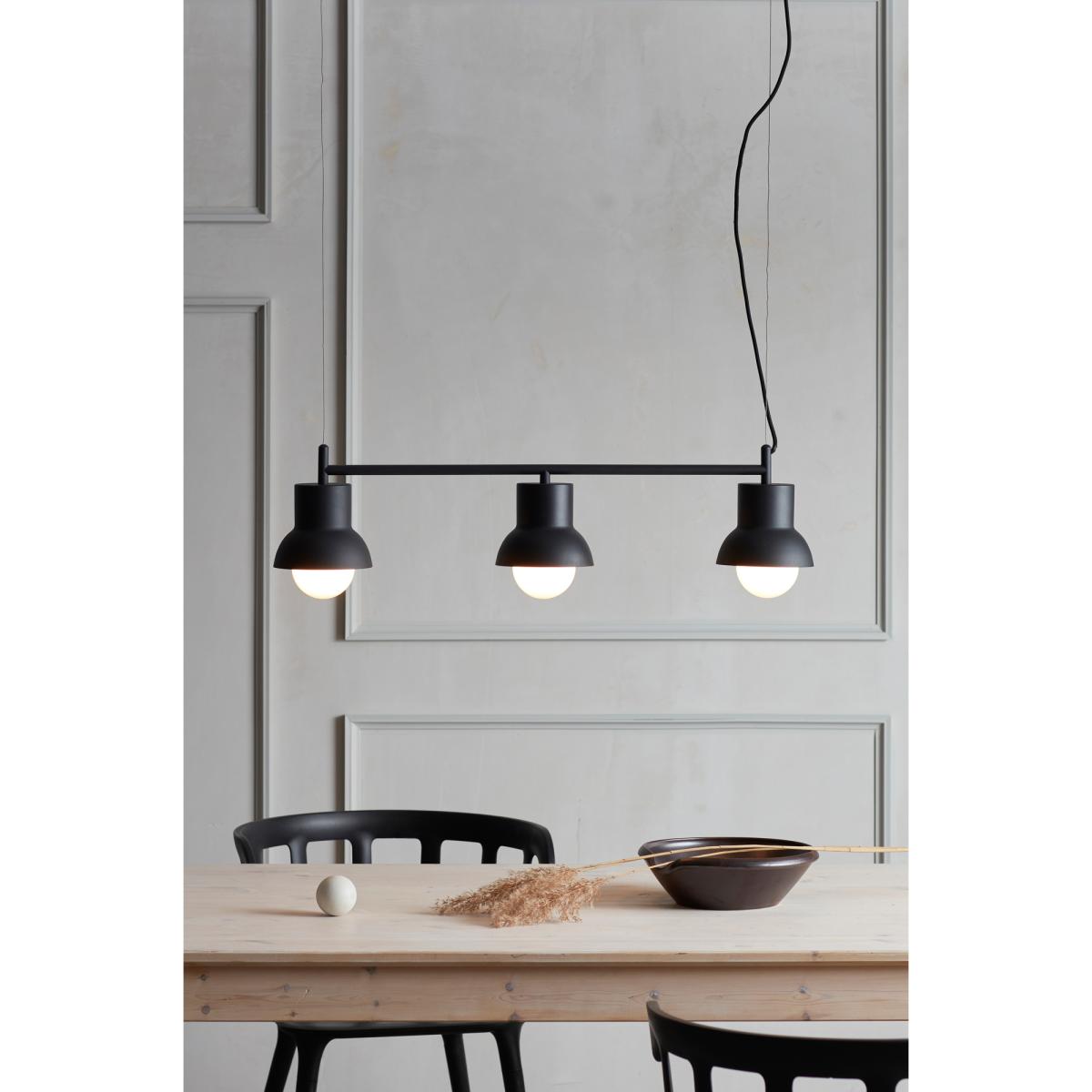 Down Long pendant lamp Black – image 4