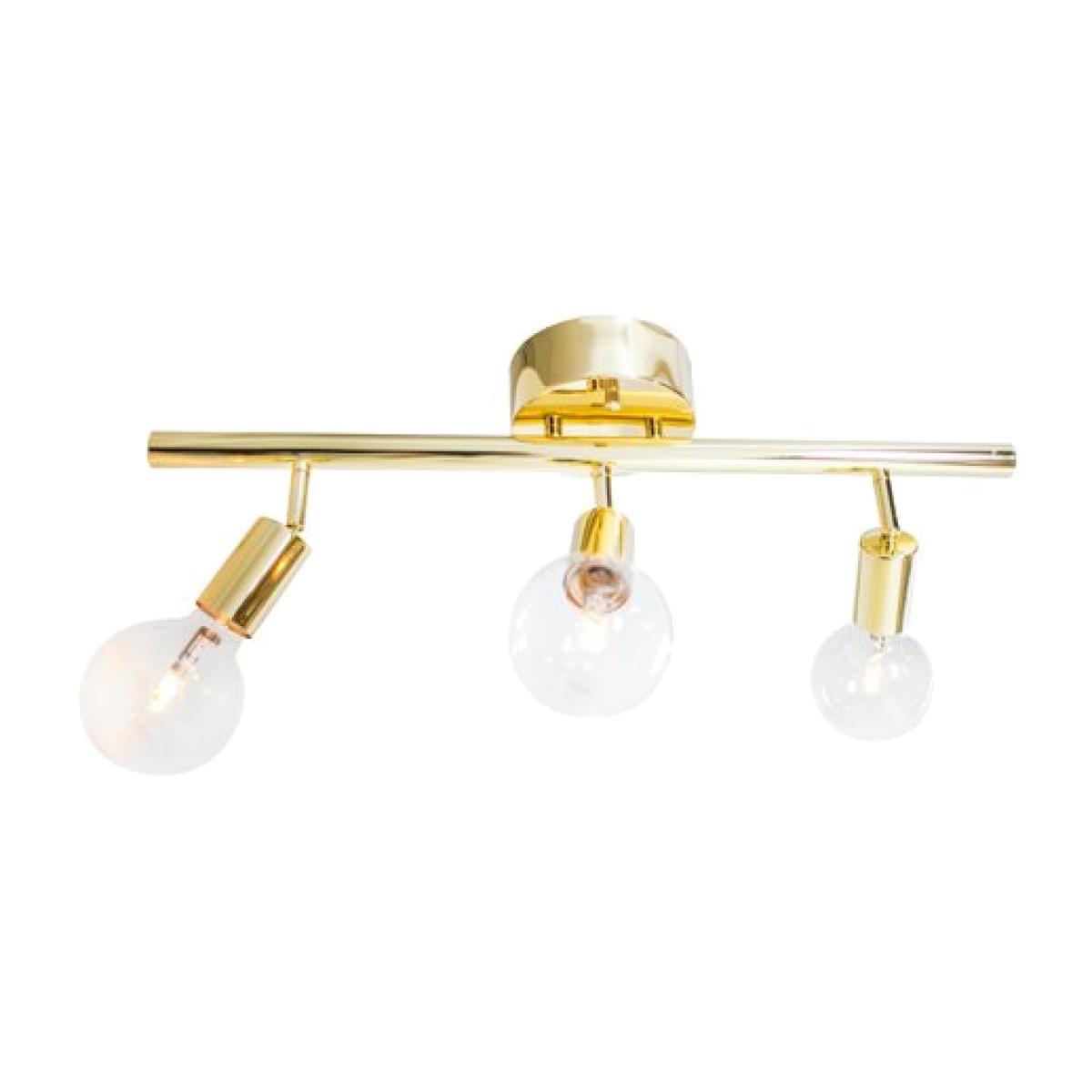 Row ceiling lamp brass