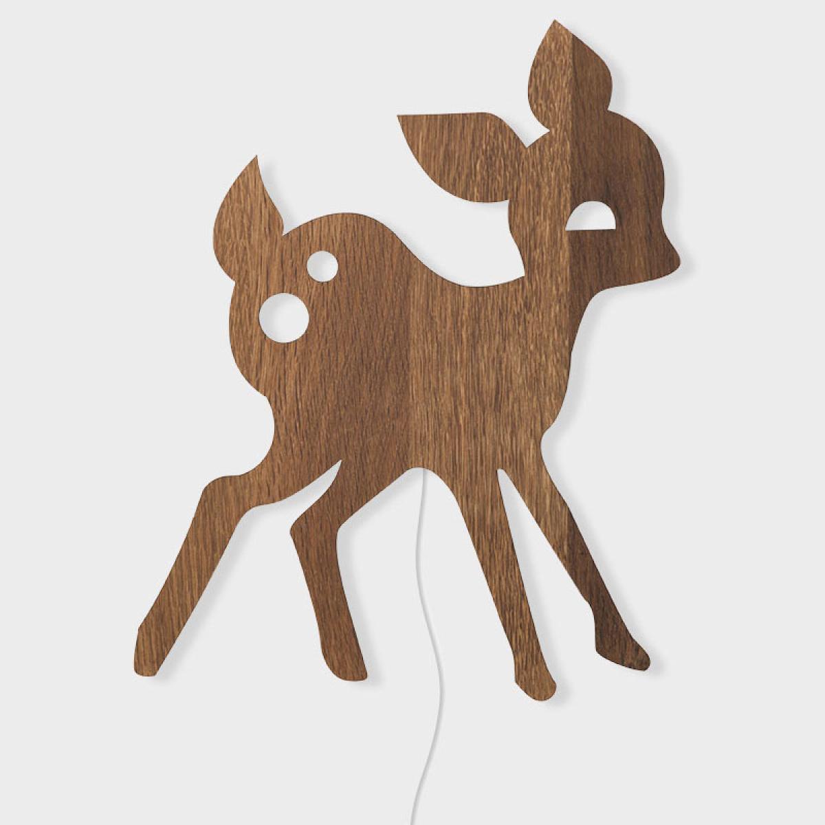 My deer lamp smoked oak – image 2