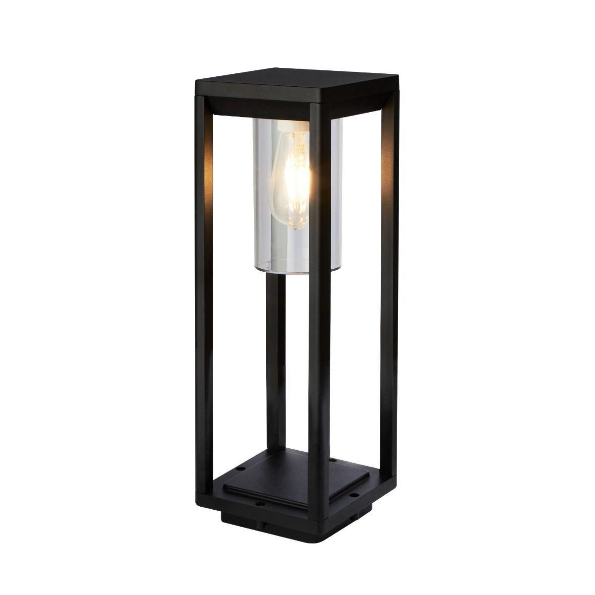 Small Black 1 Light IP44 Post – image 2