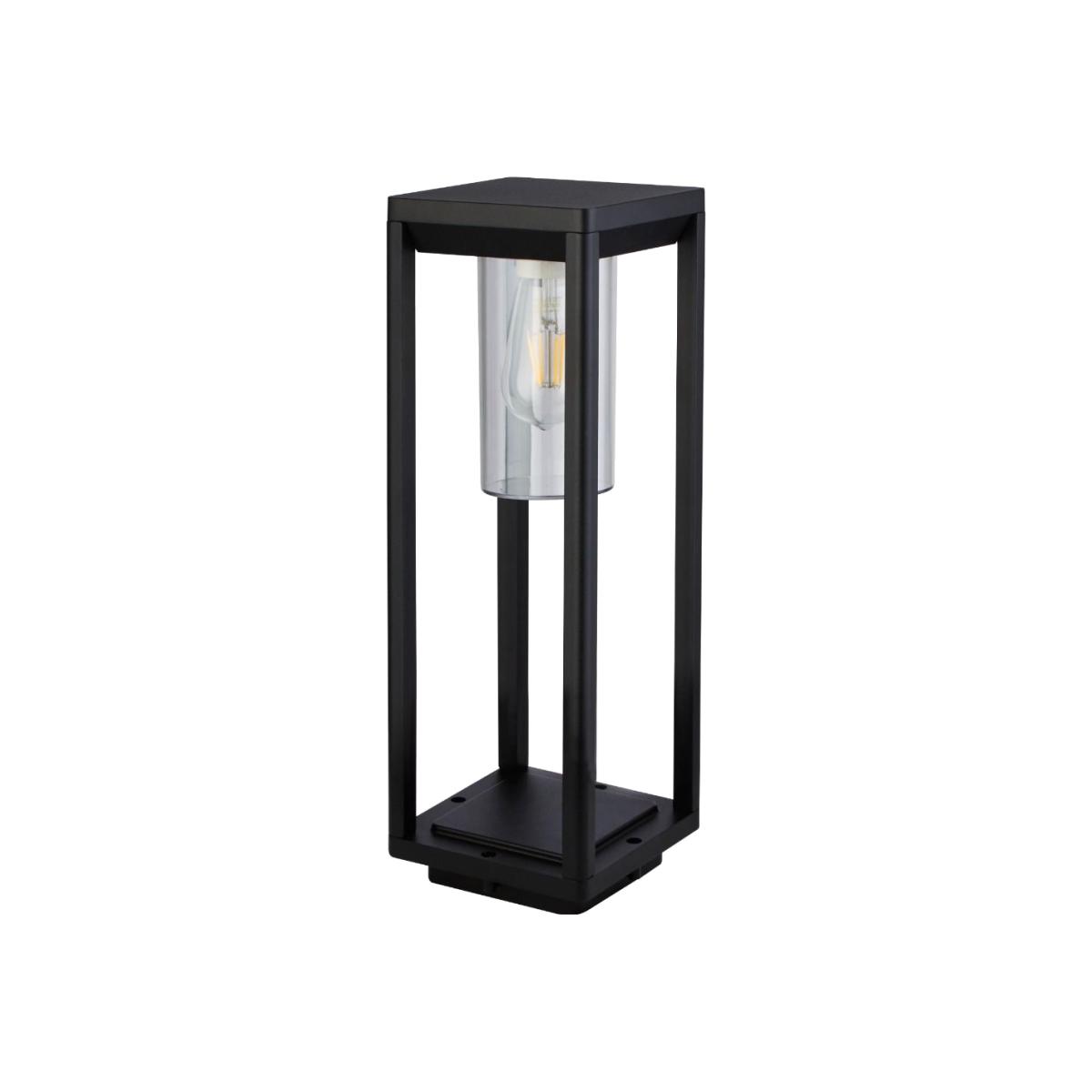 Small Black 1 Light IP44 Post – image 1