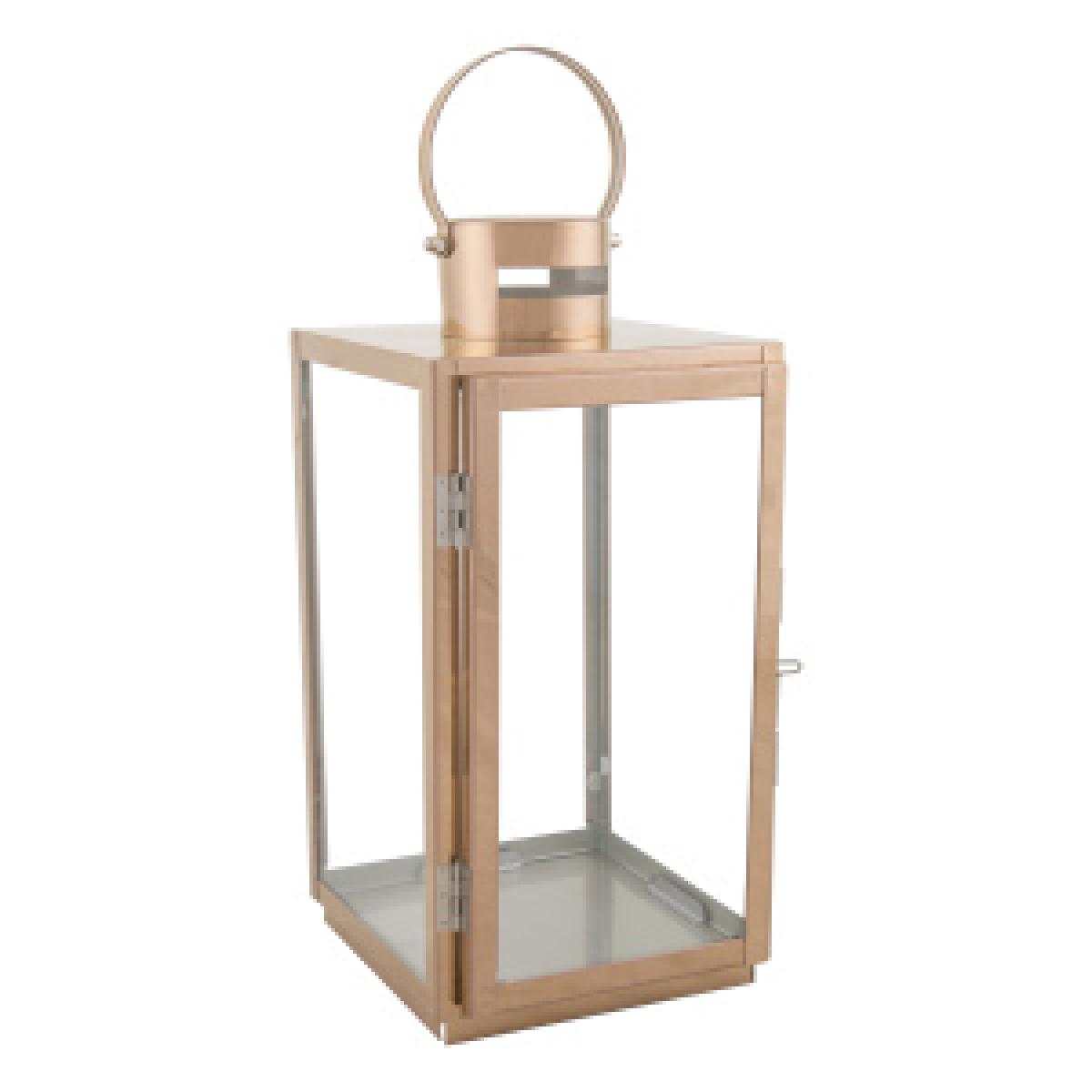 Copper Finish Lantern - Large – image 3