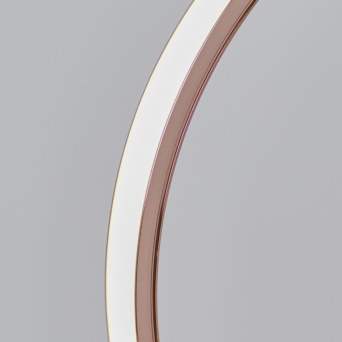 Circular LED Touch Lamp - Copper – image 4