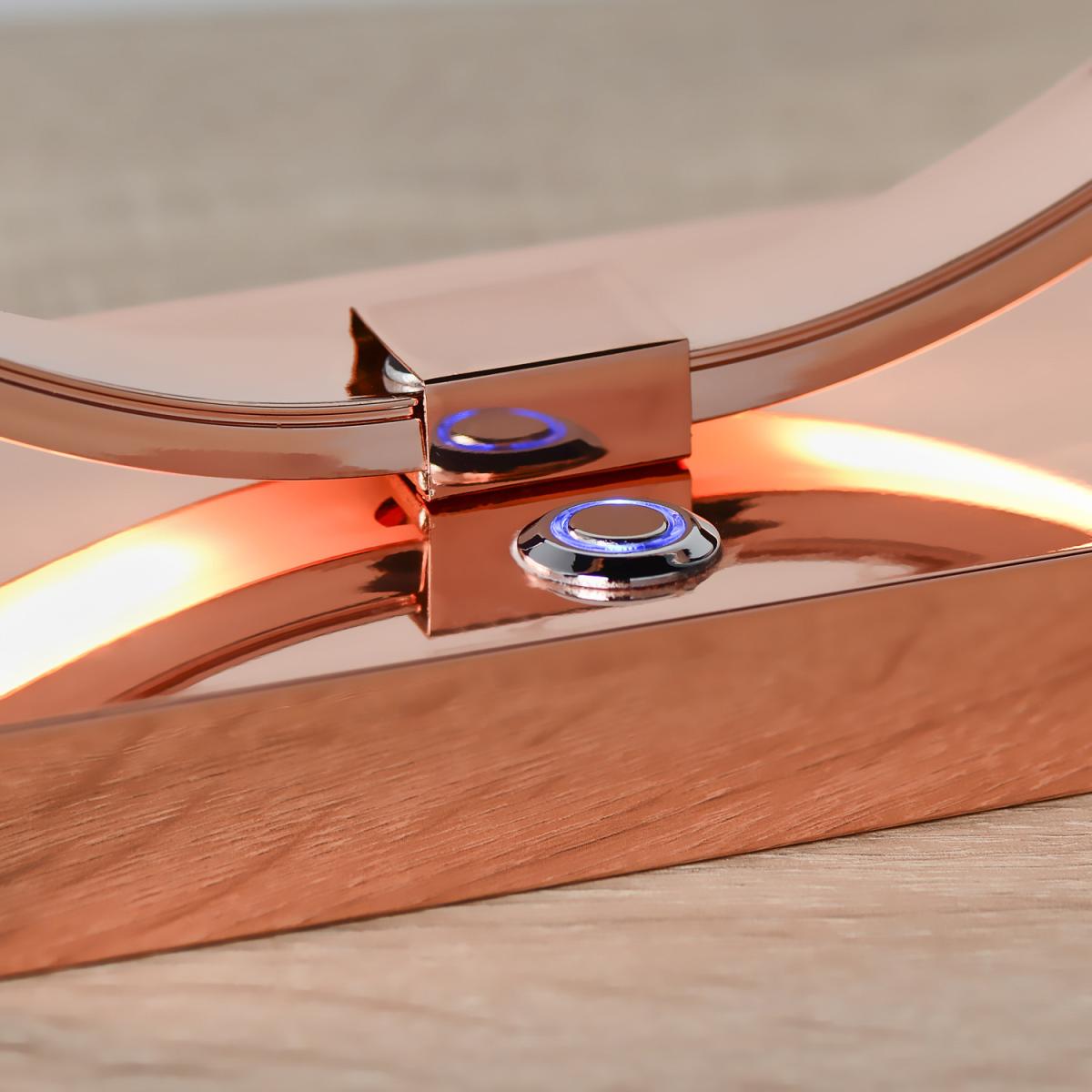 Circular LED Touch Lamp - Copper – image 5