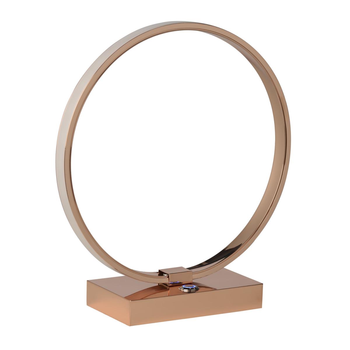 Circular LED Touch Lamp - Copper – image 7