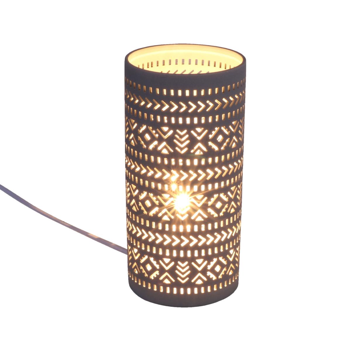 Aztek Tribal Pad Lamp - Grey – image 4