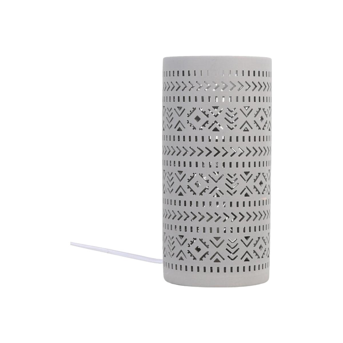 Aztek Tribal Pad Lamp - Grey – image 1