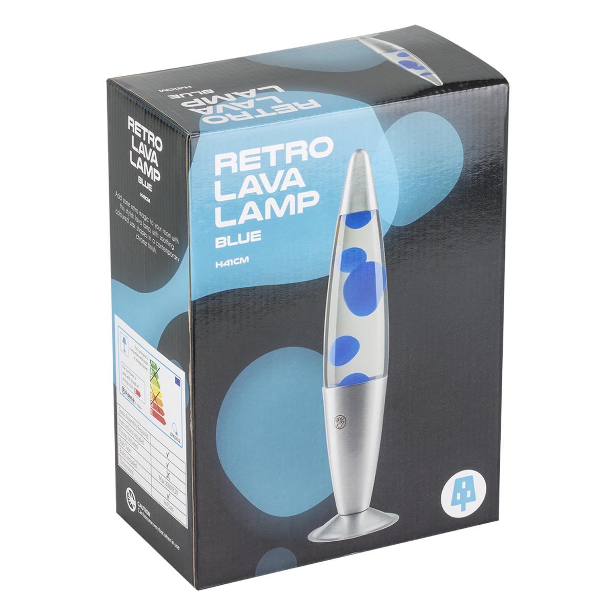 Chrome Retro Lava Lamp - Silver – image 4