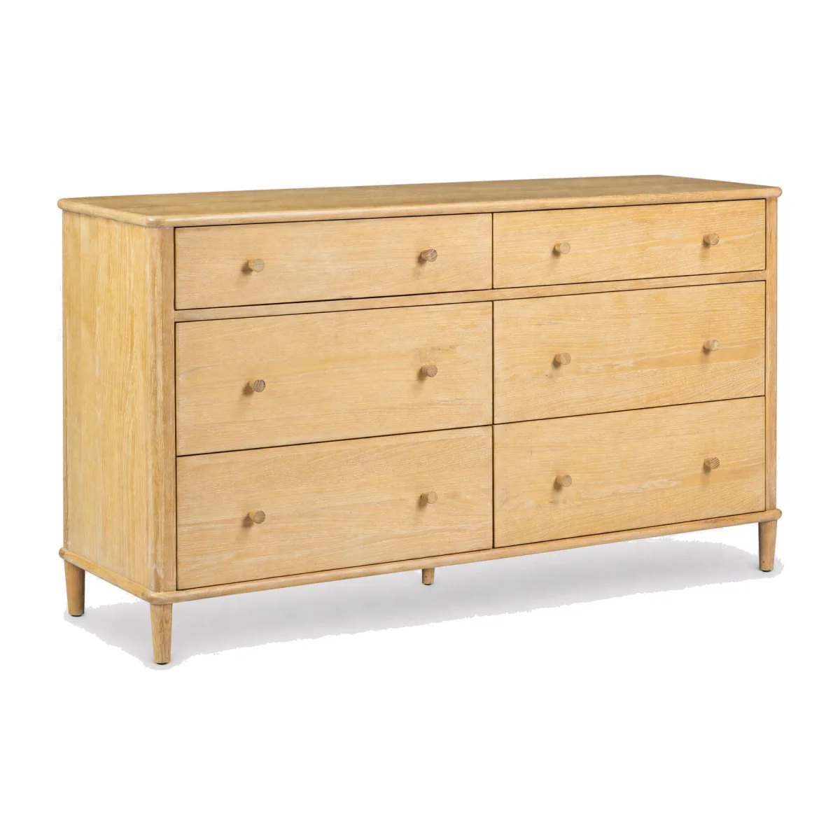 Valla 6 Drawer Wide Chest, Neutral Oak | Barker & Stonehouse – image 1