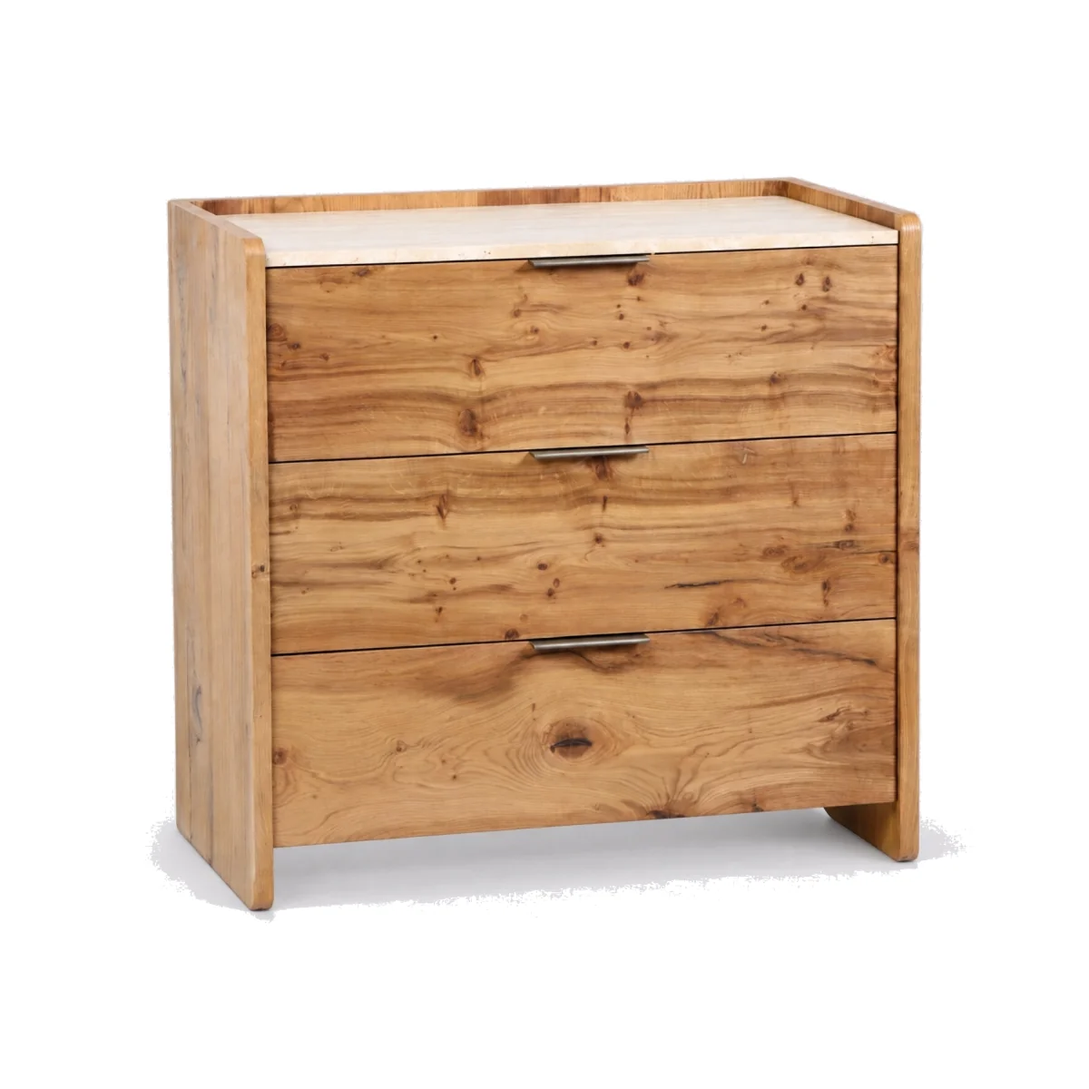 Sable 3 Drawer Chest 87X50X85Cm, Brown Oak | Barker & Stonehouse – image 1