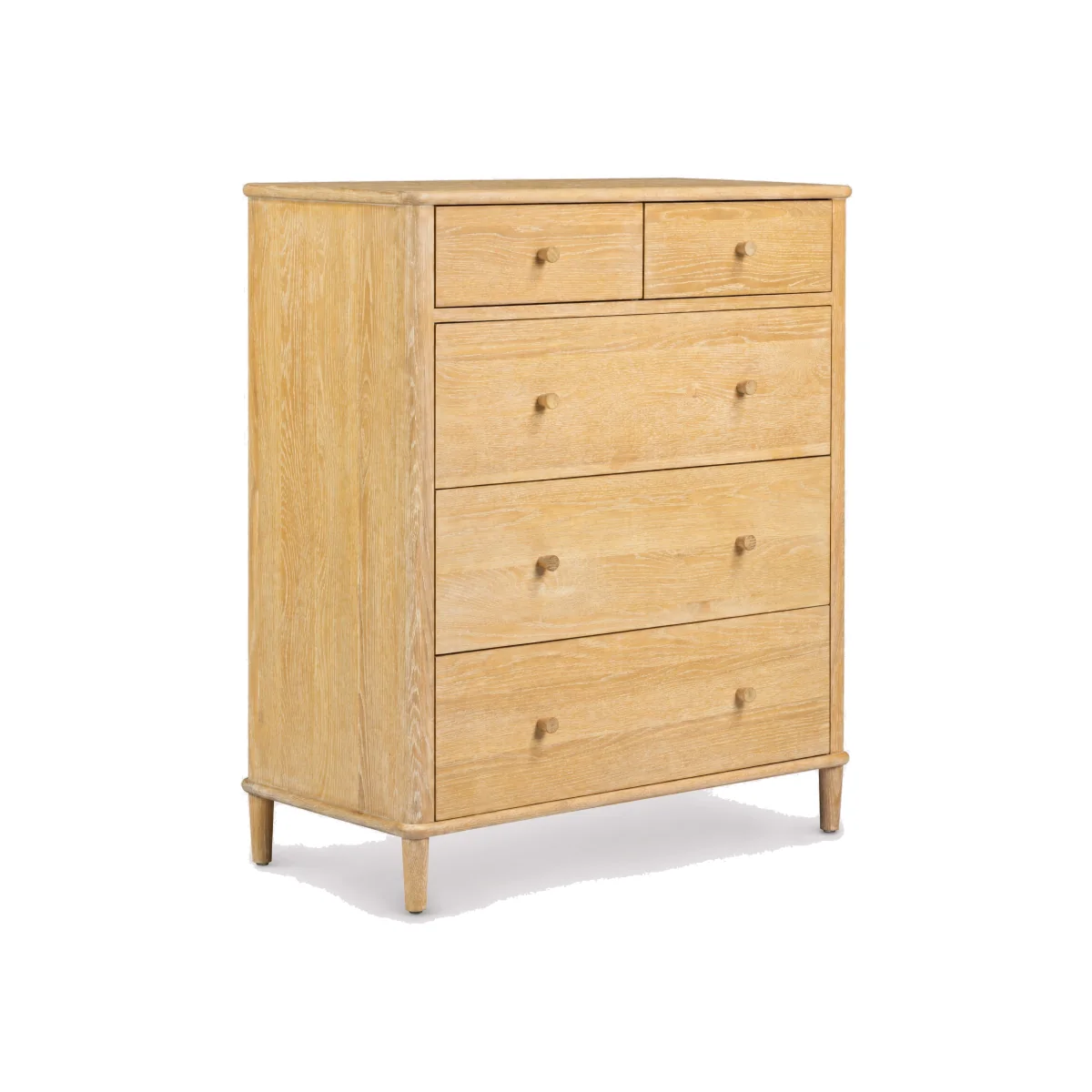 Valla 5 Drawer Chest, Brown Oak | Barker & Stonehouse – image 1