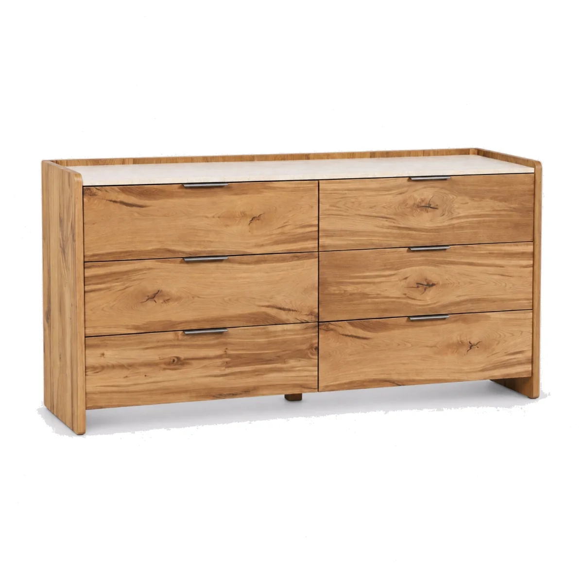 Sable 6 Drawer Chest 170X50X85Cm, Brown Oak | Barker & Stonehouse – image 1
