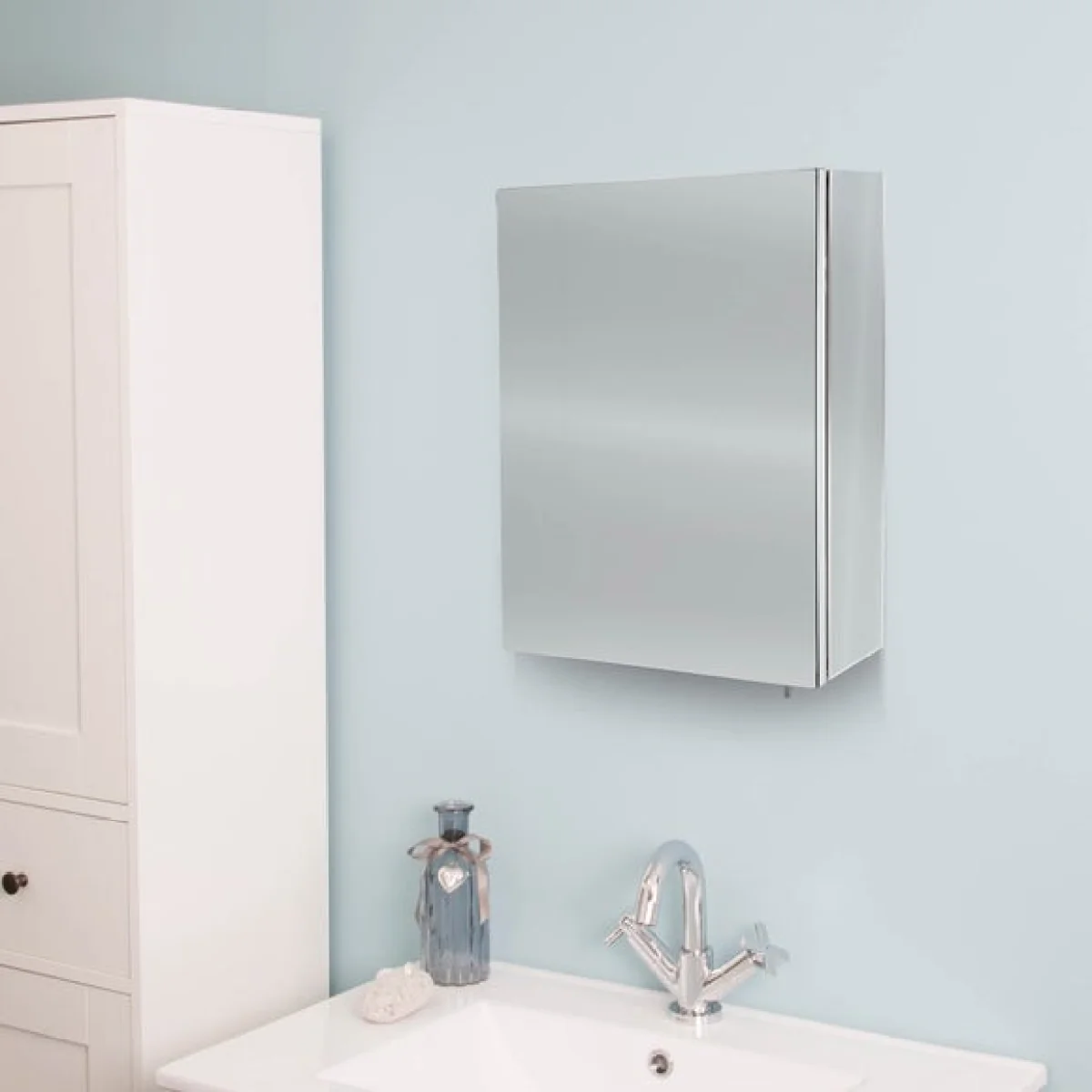 Return - Avon Stainless Steel Single Door Cabinet – image 2