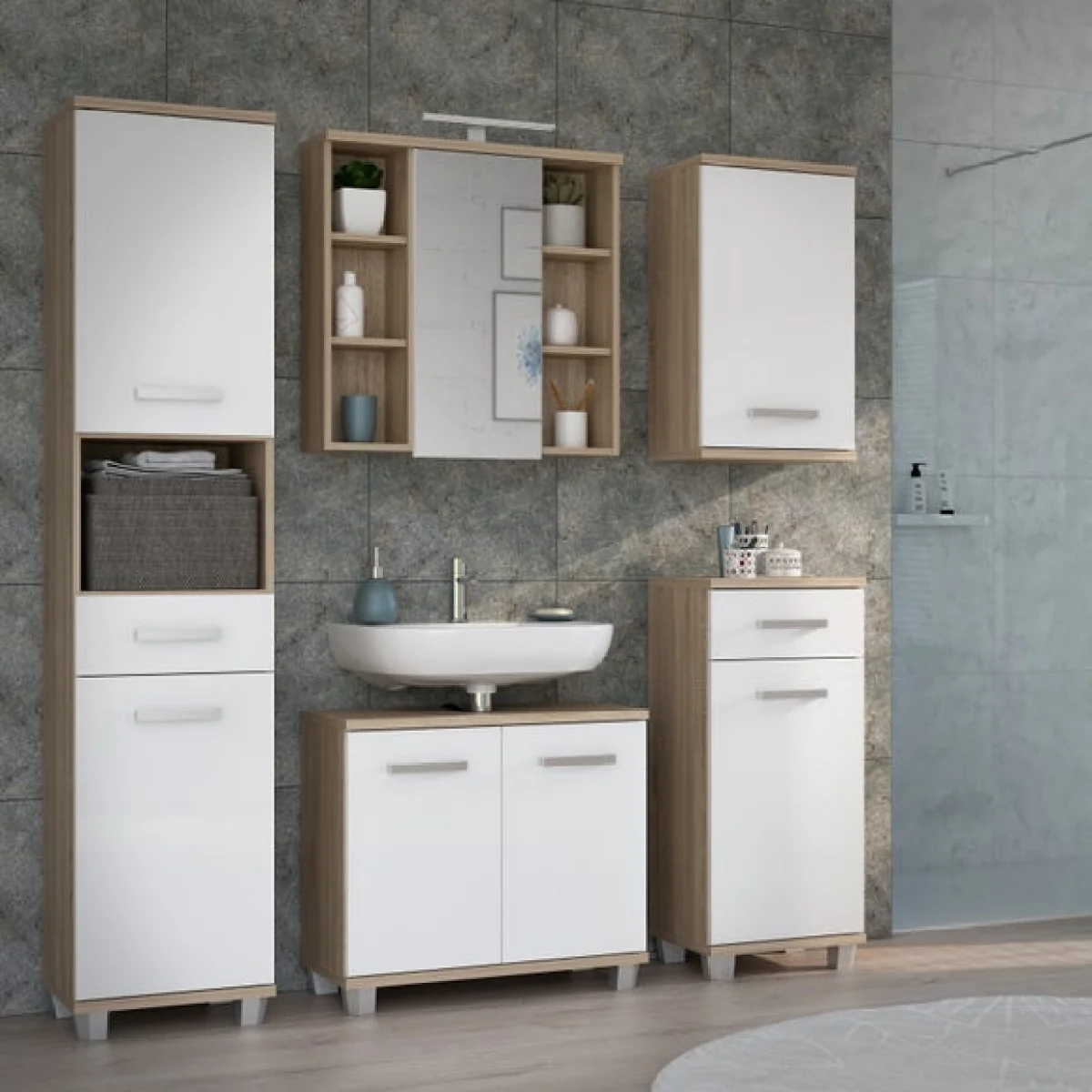Furniture To Go Veris Small 1 Door Wall Cabinet – image 7