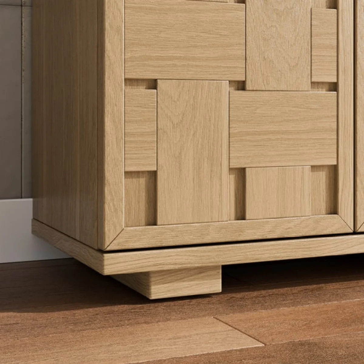 Return - Rhodes 2 Door Cabinet, Oak – image 5