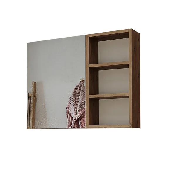 Lotus 1 Door Mirror Wall Cabinet – image 5