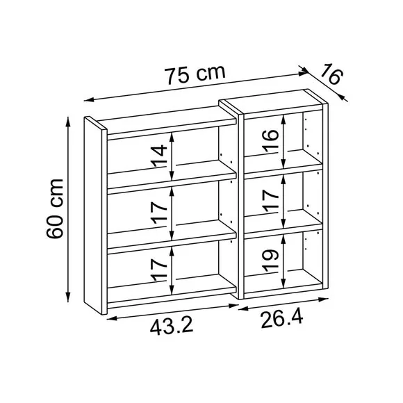 Lotus 1 Door Mirror Wall Cabinet – image 6