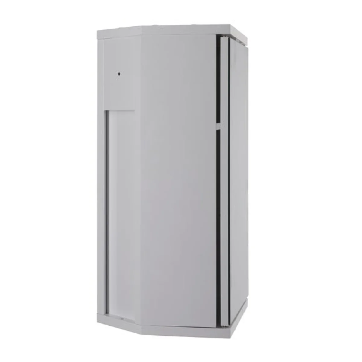 Return - Simplicity Single Door Corner Cabinet, White – image 5