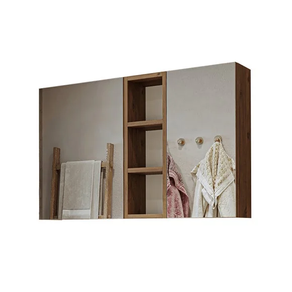 Lotus 2 Door Mirror Wall Cabinet – image 5
