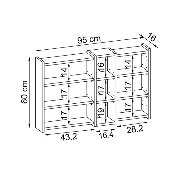 Lotus 2 Door Mirror Wall Cabinet – image 6
