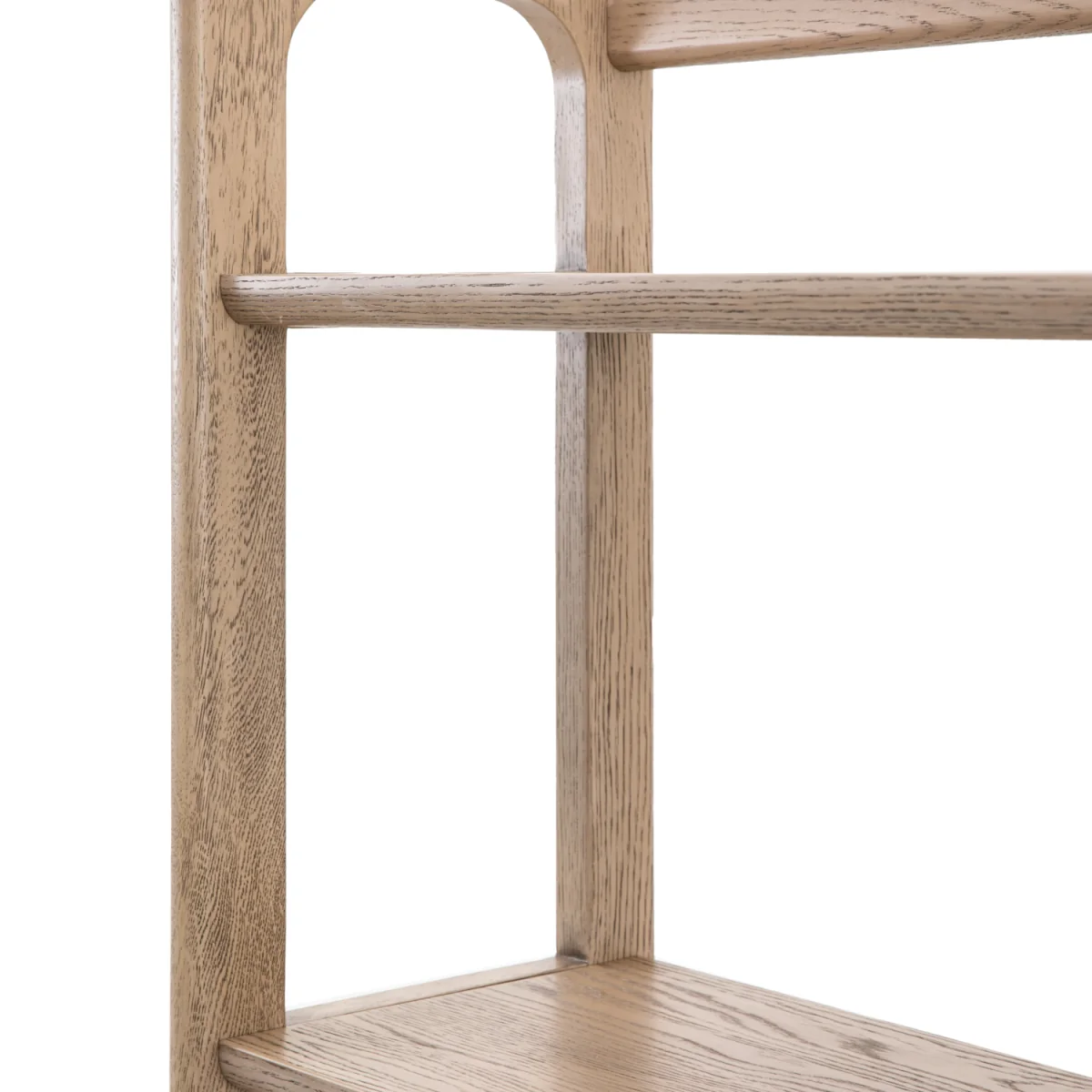 Dark Oak Smoke Craft Open Display Unit - Gallery – image 7