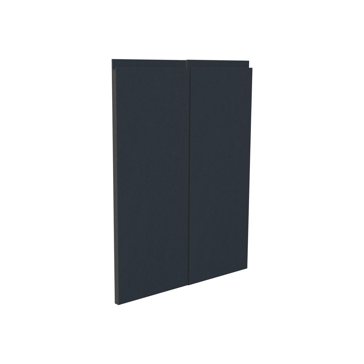 Handleless Kitchen Cabinet Door (Pair) (W)275mm - Matt Blue – image 1