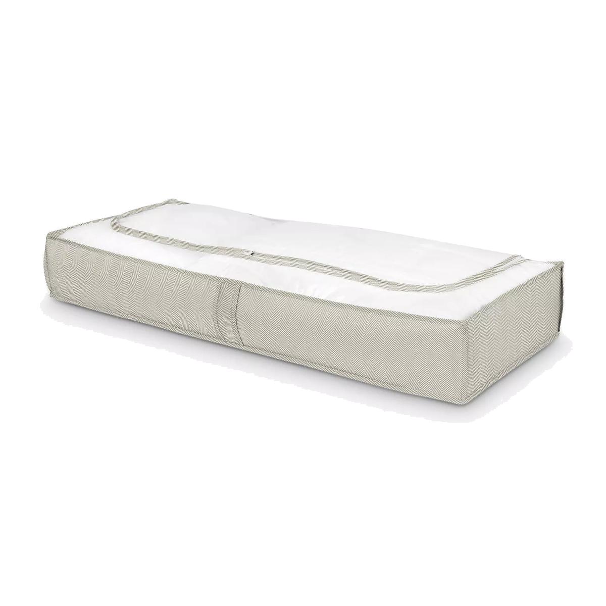 Compactor Nancy Chevron Extra Flat Storage Bag, Beige