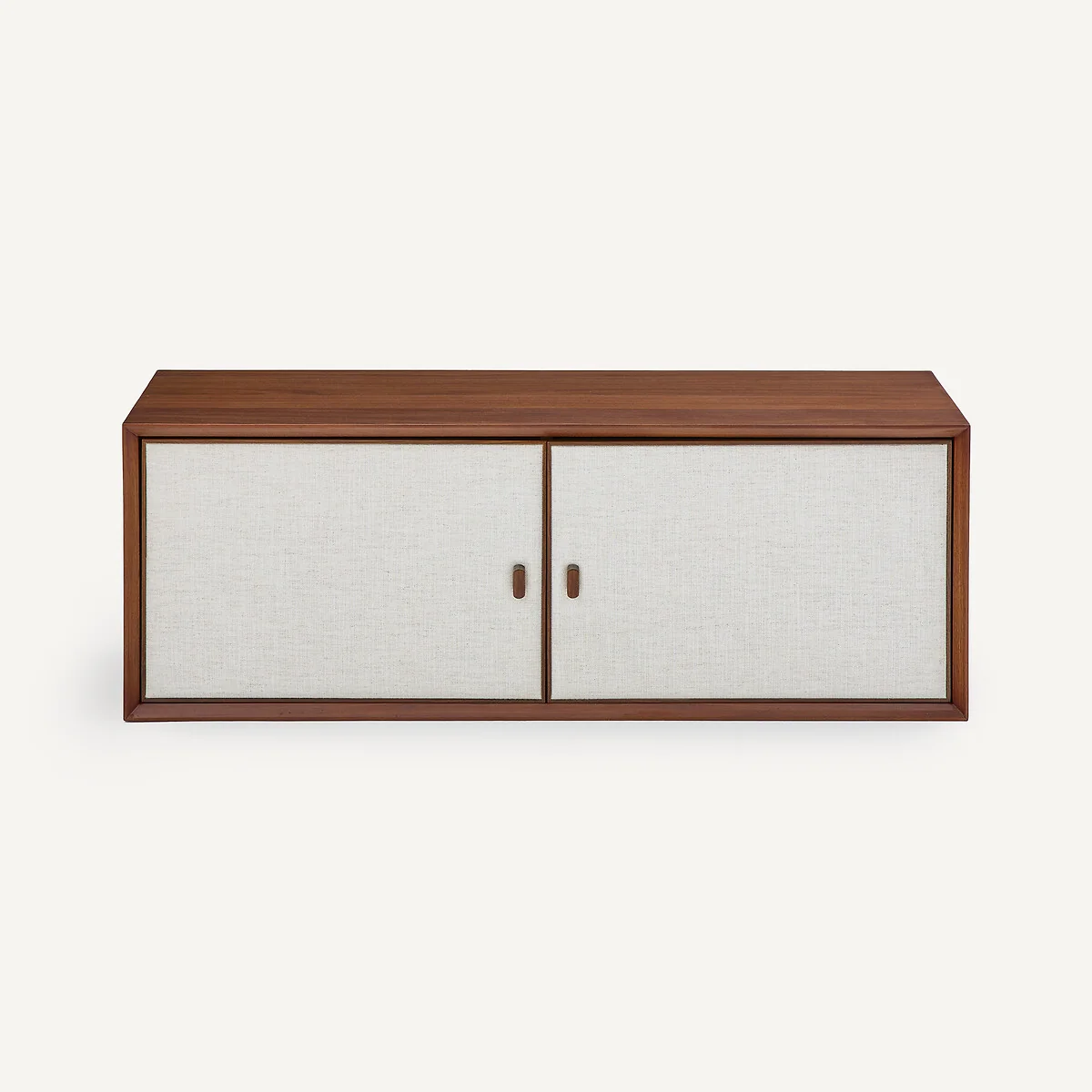 Archivita XL Walnut Veneer and Fabric Cabinet, W110 X D42cm – image 2
