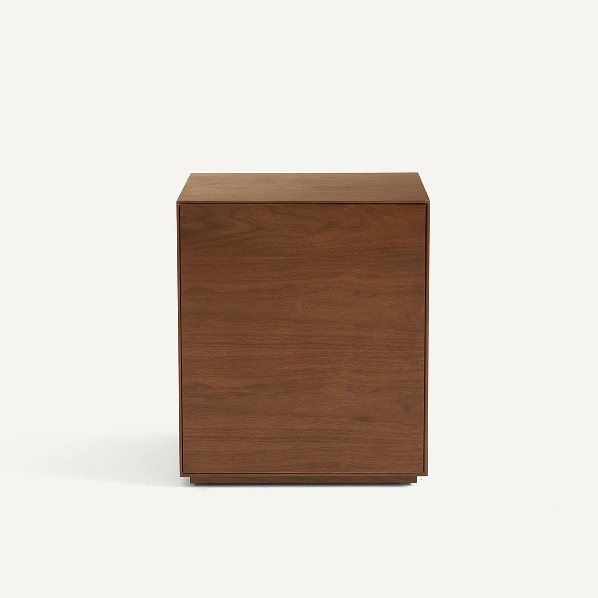 Mikube Walnut Veneered MDF 1-Door Office Cabinet – image 3