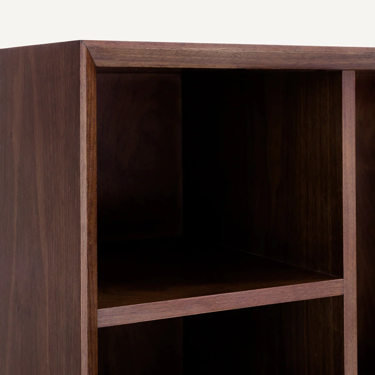 Mikube Low Open Cabinet with Walnut Veneer – image 5