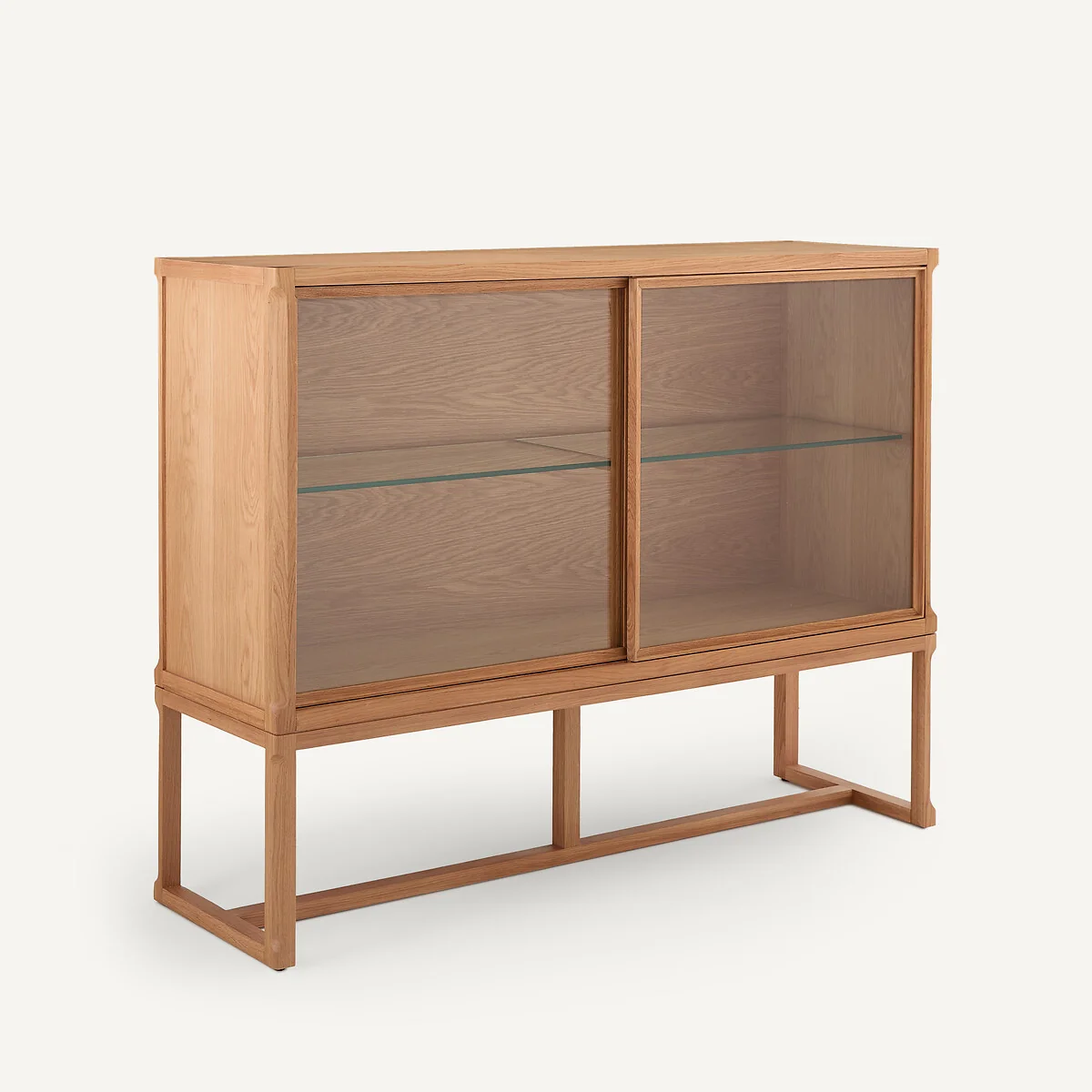 Iéna Oak and Veneer Sideboard Cabinet, Designed By Emmanuel Gallina – image 9