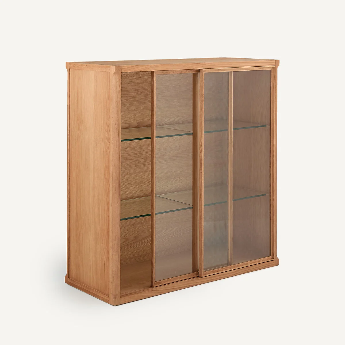 Iéna Oak and Veneer High Cabinet, Designed By Emmanuel Gallina – image 5