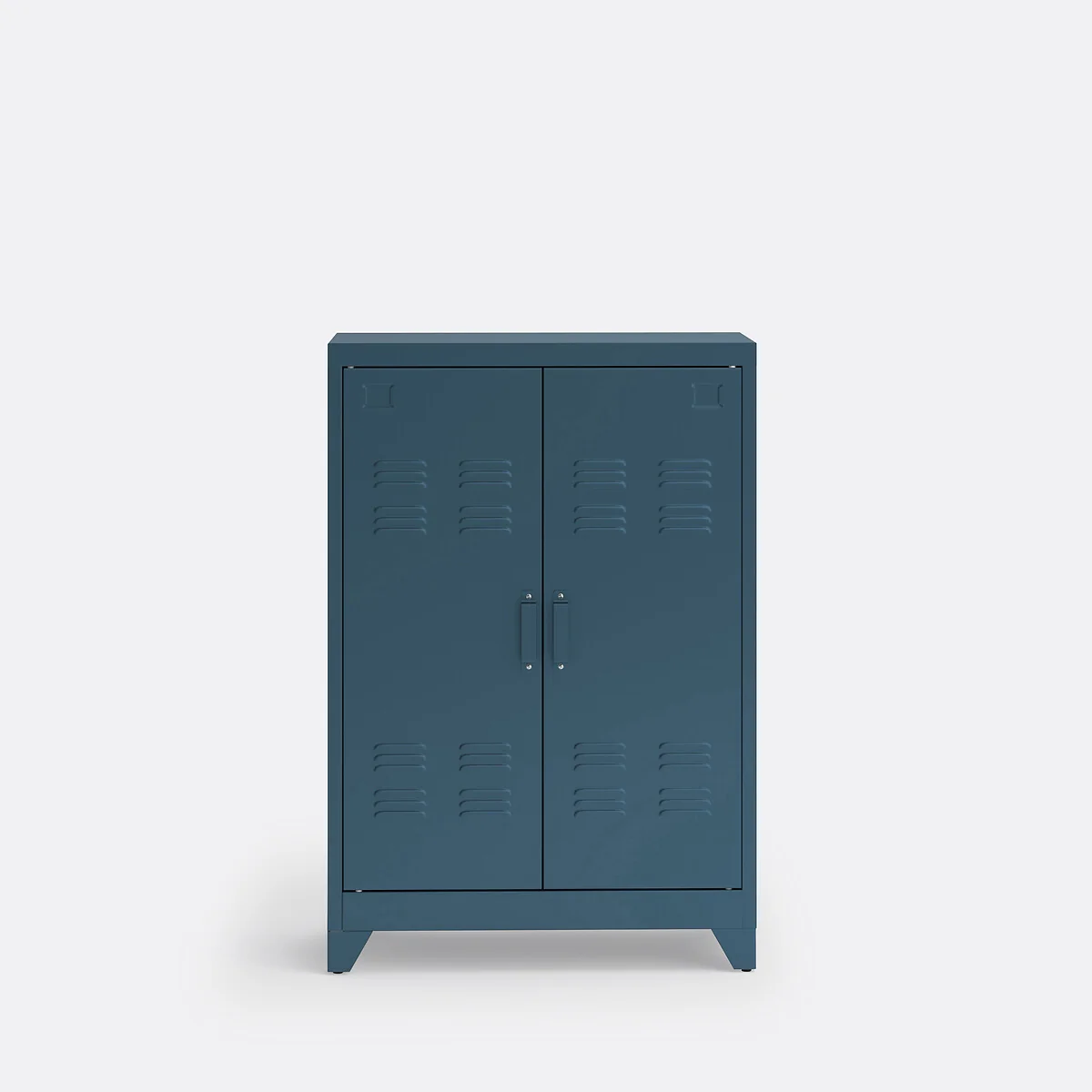 Hiba Low Cabinet with 2 Doors in Steel – image 2