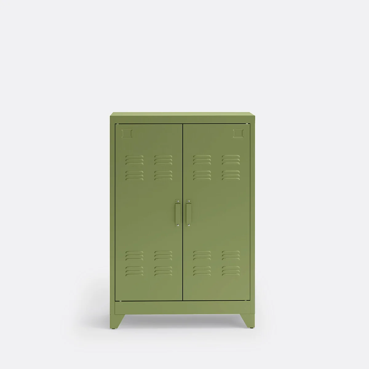 Hiba Low Cabinet with 2 Doors in Steel – image 3