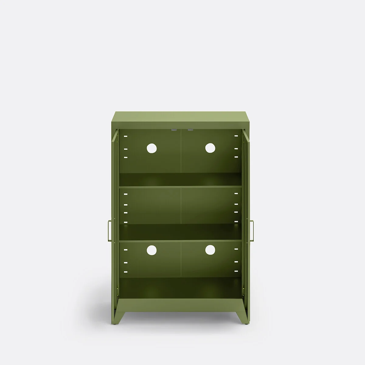 Hiba Low Cabinet with 2 Doors in Steel – image 6