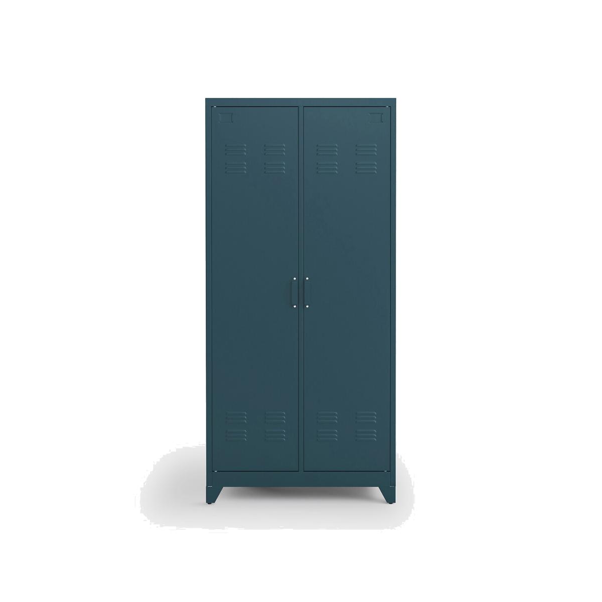 Hiba Industrial 2-Door Metal Storage Cabinet with Adjustable Shelves – image 1