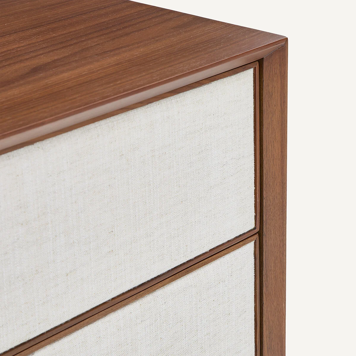 Archivita XL Walnut Veneer and Fabric 2-Drawer Cabinet, W60 X D42cm – image 5