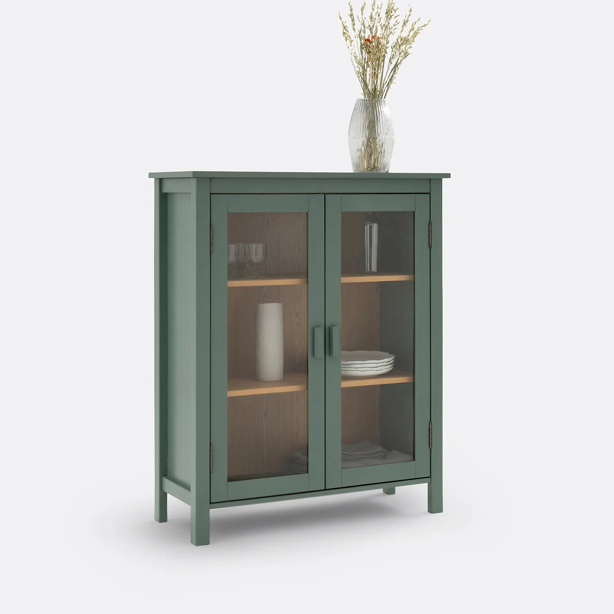 Alvina Solid Pine Low China Cabinet – image 3